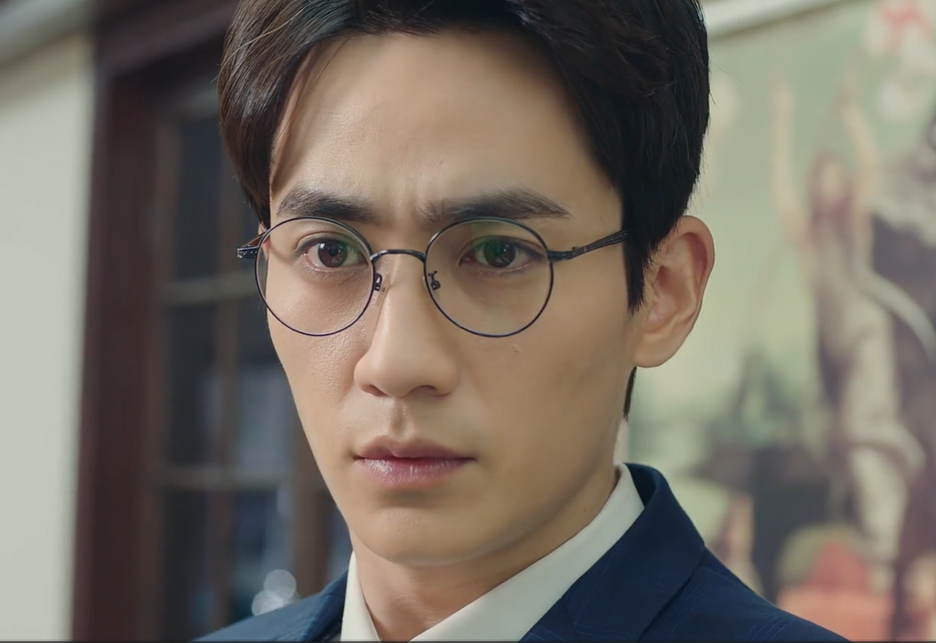 The portrait picture of a serious man.