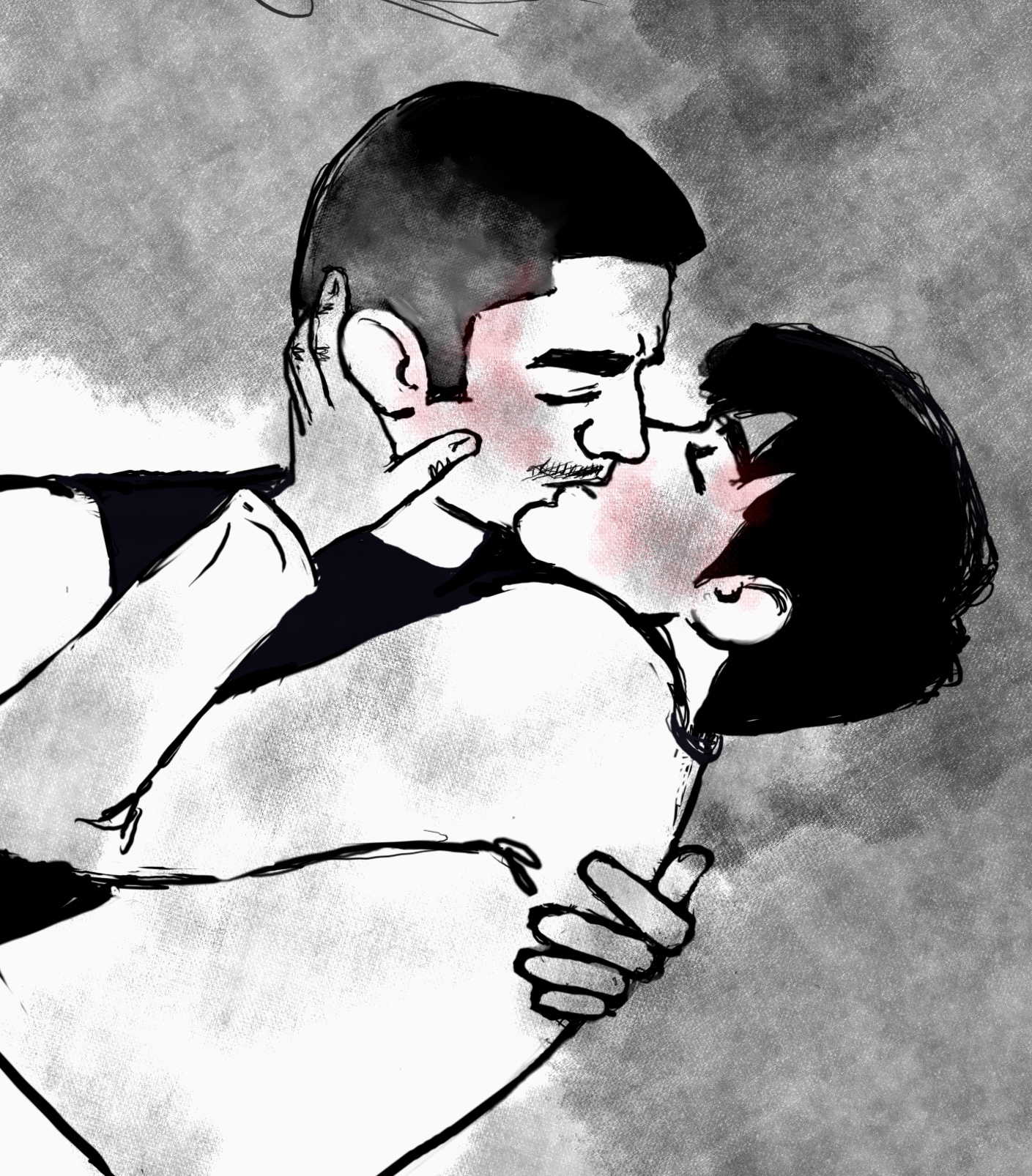Chu Shuzhi dips Guo Changcheng into a kiss