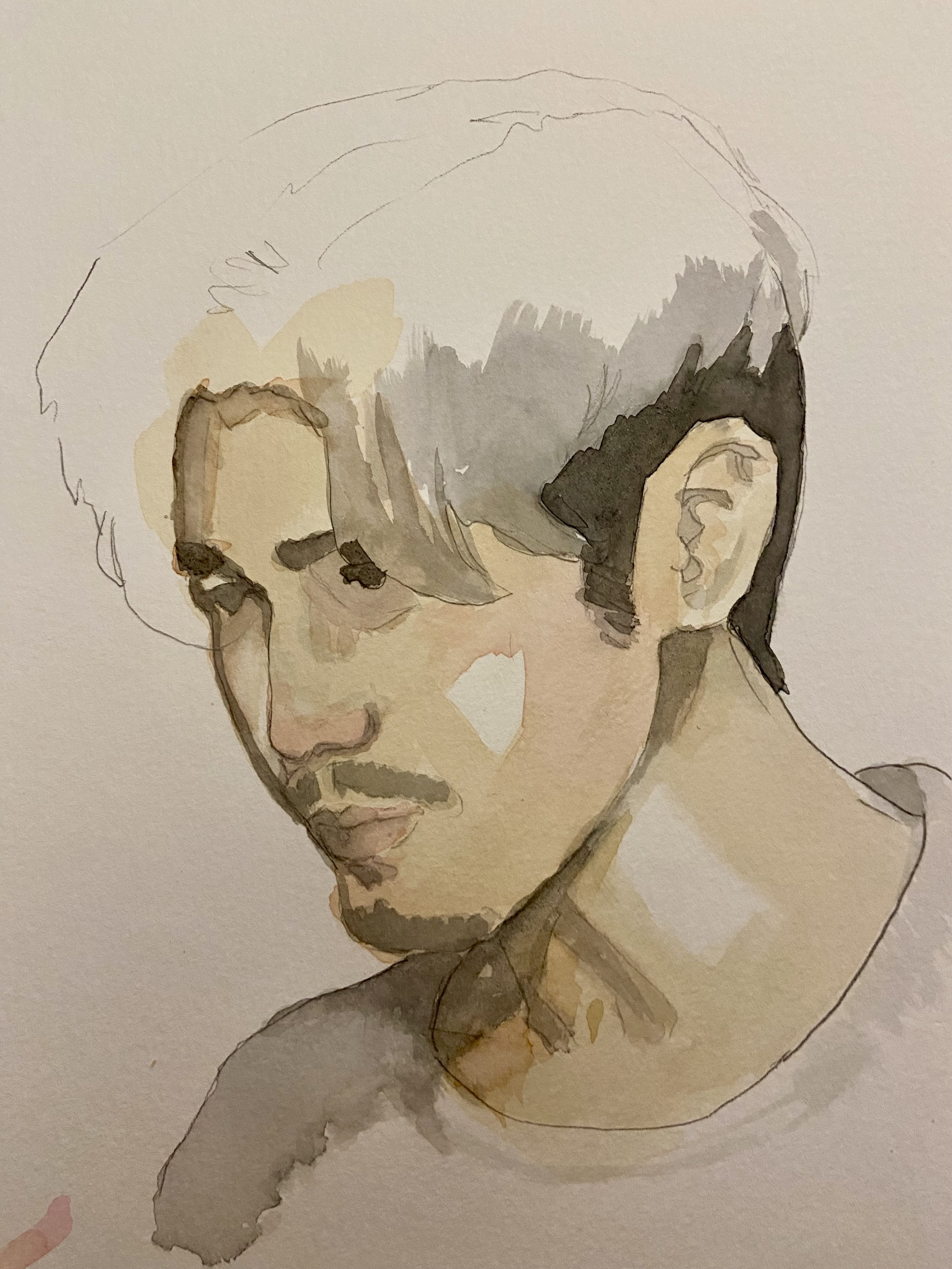 Zhao Yunlan with shadows and black added.